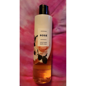 Bath Body Works rose soothing bath milk